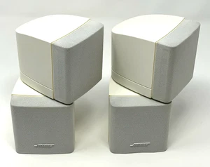 (2) Altoparlanti Bose Acoustimass Lifestyle Doppio Cubo Bianco - Suono Ottimo! - Foto 1 di 11