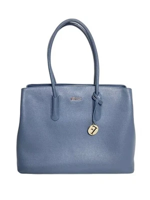 FURLA Leather Tote Bag in Blue - Image 1 of 4