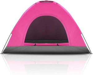 Camping Kuppelzelt 3-4 Personen Wasserdicht Winddicht Einfacher Aufbau Geräumig Familie - Bild 1 von 8