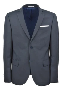 DANIELE ALESSANDRINI GREY uomo abito monopetto blu A030N6583806 23 - Picture 1 of 8