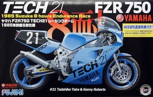 Fujimi Bike-5 1/12 Scale Model Kit Tech21 Yamaha FZR750 1985 Suzuka 8Hours - Picture 1 of 1