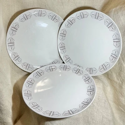 3 platos minimalistas vintage franciscanos retro mediados de siglo Merry Go Round Foto 1 de 4