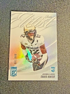 Panini Donruss Elite 2025 Travis Hunter Elitist Rookie RC 688/799 Jaguars - Imagen 1 de 2