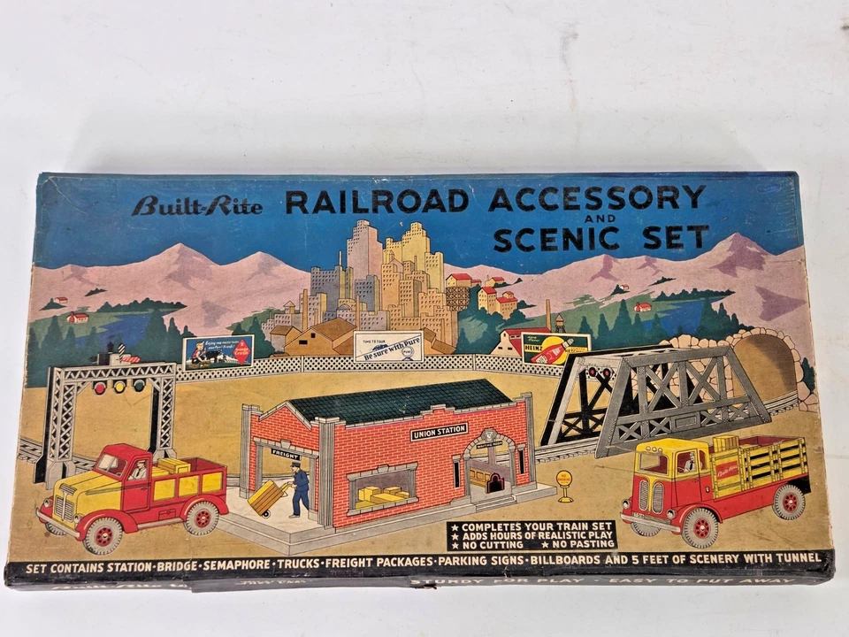 Lote de 3 modelos de juguete Rite construidos - juegos de accesorios ferroviarios Foto 1 de 3