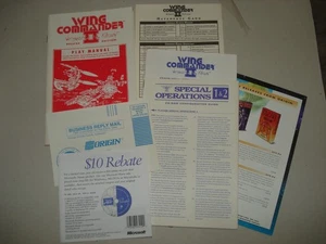 Wing Commander II Vengeance of the Kilrathi Handbuch, NUR Referenzkarte ohne Spiel - Bild 1 von 4