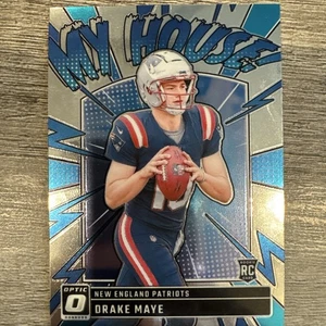 ✨2024 Panini Donruss Optic Drake Maye My House RC #8 New England Patriots - Foto 1 di 2