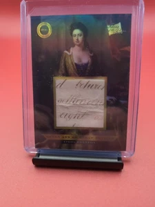 2024 PIECES OF THE PAST 1700s Queen Anne Of Great Britain Hand Written Relic 202 - Bild 1 von 3