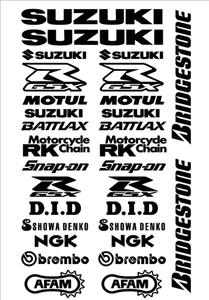 FE juego de pegatinas de bicicleta gsxr gsx rr r 1000 7 Suzuki patrocinador... - Imagen 1 de 1