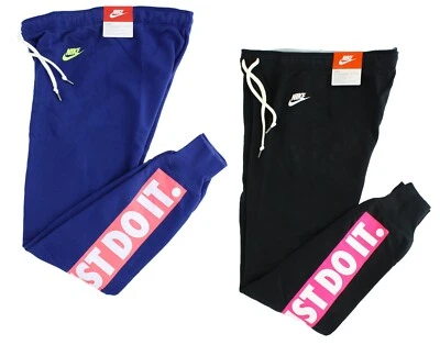 Pantalones deportivos Nike Rally para mujer 630748, cintura con cordón ajuste ajustado jogger Foto 1 de 4