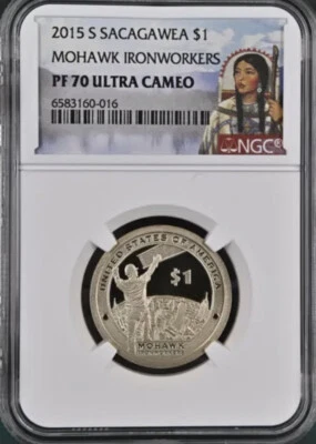 2015 S Sacagawea Dollar NGC PF70💥FLAWLESS QUALITY💥 - Image 1 of 2