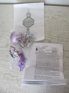 Cracker Box Beaded Christmas Ornament Kit “SHADOWS IN THE MIRROR” Vintage Kit - Picture 1 of 3