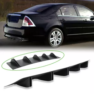 For Ford Fusion Focus Rear Bumper Lip Diffuser Spoiler Wing Splitter Shark Fin - Picture 1 of 17