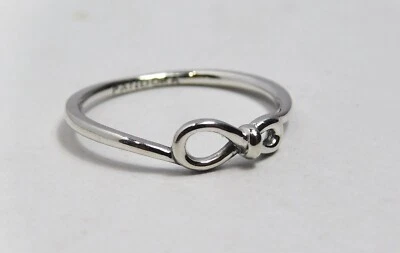 Authentic Pandora Ring, Infinity Knot, #198898C00 - Image 1 of 3