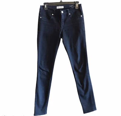 Pantalones de mezclilla Henry & Belle súper ajustados lavados oscuros para mujer talla 26 Foto 1 de 4