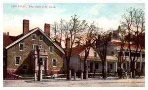 LION HOUSE Salt Lake City, Utah UT - Postcard - Foto 1 di 2
