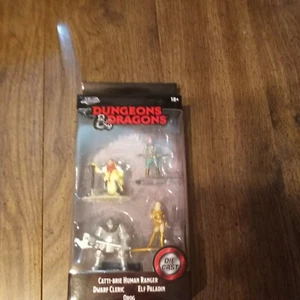 Dungeons & Dragons Jada Nano Metal Figures Diecast Starter Pack D&D Orog Elf NEW - Picture 1 of 5