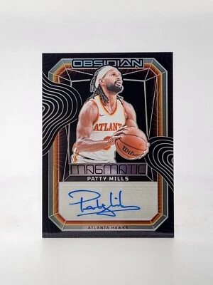 2023-24 Obsidian Patty Mills Magmatic Signatures Autograph Auto #59/99 Hawks - Image 1 of 2