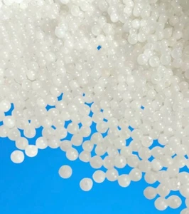 200pcs Frosted White 4.5mm Glass Loose Beads Jewellery Making - Picture 1 of 4