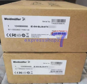 Nuevo conmutador Ethernet ONE Weidmuller 1240900000 IE-SW-BL08-8TX - Imagen 1 de 1