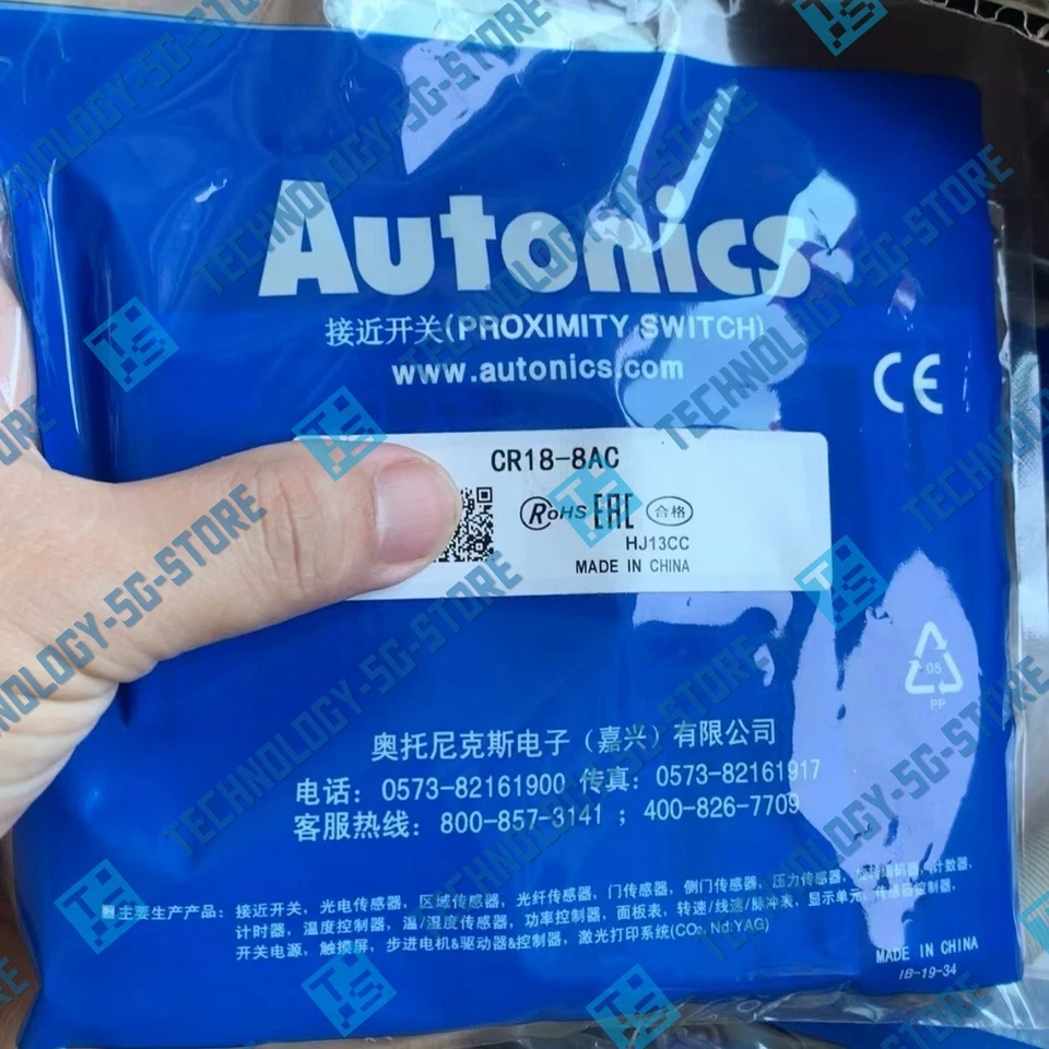 Autonics Cr18-8ac Proximity Sensor Capacitive 18 Mm Round