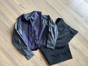 Young Kings Steve Harvey Purple 4 Piece Suit size 8 - Picture 1 of 3