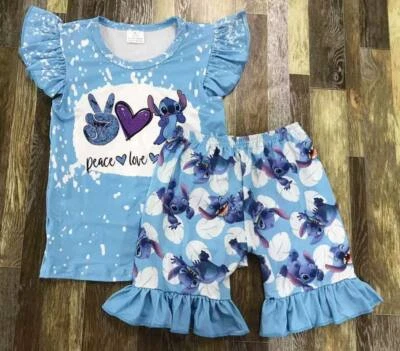 NUEVO Juego Corto Disney Lilo Stitch Experiment 626 Niñas Boutique  Foto 1 de 2