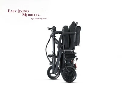 EASY LIVING 3 Wheel Lightweight Folding Electric Mobility Scooter 700w Motors & Free Basket