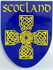 Window & Bumper Sticker - SCOTLAND Celtic Cross Shield Car Vinyl Sticker