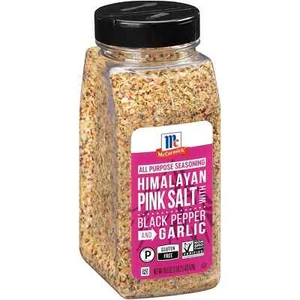 Sal rosa del Himalaya McCormick con pimienta negra y ajo todo uso 18,5 oz - Imagen 1 de 2