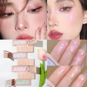 Mashed Potatoes Texture Glitter Eyeshadow Pearlescent Lasting Body Highlighter # - Picture 1 of 9