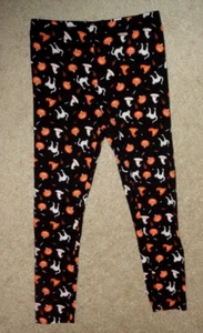 Rae Dunn Girls Halloween Leggings Pumpkins Ghost Cats Size 6X New - Picture 1 of 3