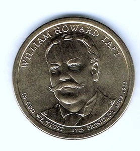 2013-D Denver $1 Brilliant Uncirculated 27TH President Taft Dollar Coin! - Picture 1 of 3