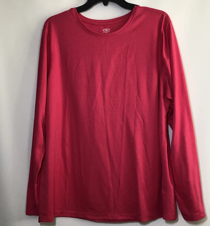 Athletic Works Women's Top Size XXL Pink Long Sleeve Pullover Activewear Sports - Image 1 of 4