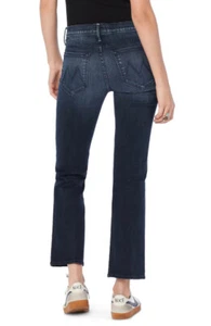 NWT MOTHER The Outsider Crop Jeans Size 27 Two Strangers Ride On The Subway $238 - Picture 1 of 12