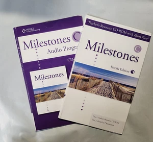 Milestones C Set of 2 Teachers Edition w/Examview + Audio  (Heinle) CD-ROM/CD - Picture 1 of 7