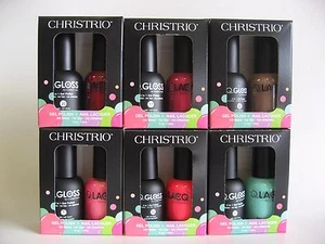 Q GLOSS Christrio Duo 3 IN 1 Soak-Off Gel w/Polish No Base, Top or Cleanse Pt 1 - Picture 1 of 54