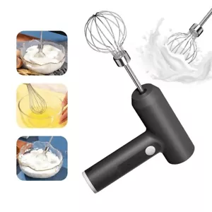 1 PCS Wireless Electric Food Mixer Portable 3 Speed Egg Beater Baking Dough Cake - Picture 1 of 13