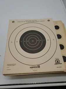10 vtg 1950s NRA National Rifle Association Off. 20 YD Slow Fire Pistol Target - Picture 1 of 1