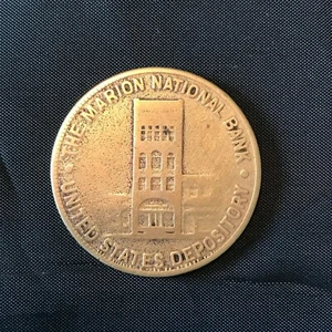 1910 MARION NATIONAL BANK UNITED STATES DEPOSITORY *1245 - Bild 1 von 2