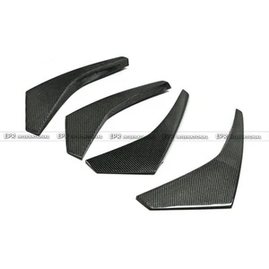 Divisor de pato delantero modelo tardío para Nissan R35 GTR 4 piezas fibra de carbono - Imagen 1 de 6
