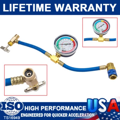 Manguera de medición manómetro aire acondicionado aire acondicionado refrigeración tubo de carga aire acondicionado Foto 1 de 4