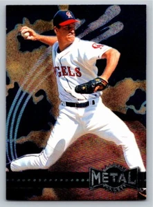1996 Fleer Metal Universe - Troy Percival #30 Baseball Card California Angels - Picture 1 of 2