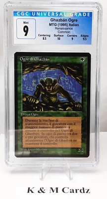MTG - Arabian Knights - Ghazban Ogre (italian) - Graded - CGC 9.0 - Image 1 of 4