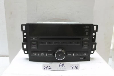 Chevrolet HHR 2007-2012 radio AM FM reproductor de CD 96989874 OEM 770 8F2 Foto 1 de 4