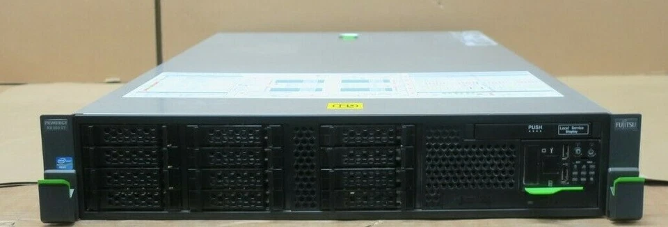 Fujitsu Primergy RX300 S7 2x Quad Core E5-2609 2.40GHz 12x 2.5" Bay 2U Server - Image 1 of 1