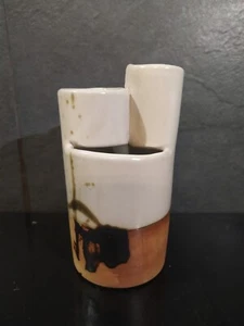 Poterie de La Colombe , Vase en Gré Emaillé signé Ancien - Picture 1 of 6