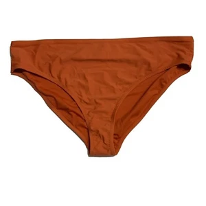 NEW Kona Sol Orange Bikini Bottom Plus Size Swimsuit Bathing Suit Swim 24W/26W - Picture 1 of 9