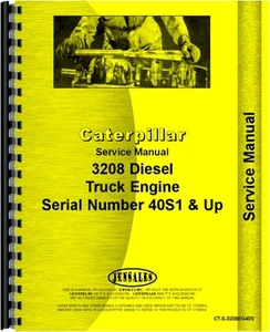 Manual de servicio del motor Caterpillar 3208 (SN# 40S1 en adelante) - Imagen 1 de 1