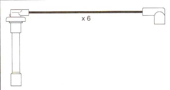 Se adapta a Honda Accord Mk7, 3.0.V6, (CG) 10mm Formula Power RACE PERFORMANCE Juego de cables Foto 1 de 1