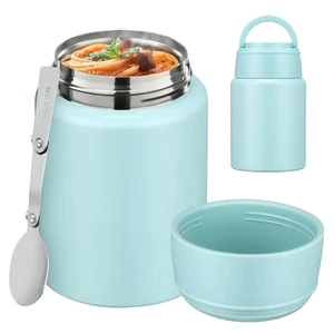 Soup Thermo for Hot Food Kids 16oz Insulated Food Jar Leakproof Thermo Lunch ... - Bild 1 von 9